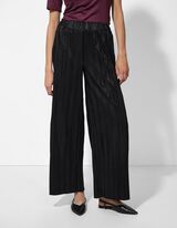 Kelnės - Auk&scaron;to liemens - juodas