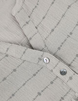 Maxi-jurk - Mousseline - beige