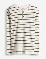 Langarmshirt - Streifen - wei&szlig;