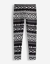 Leggings - Motif norv&eacute;gien - noir