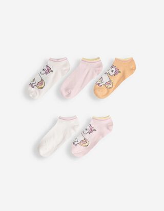 Sneakersocken - 5er-Pack