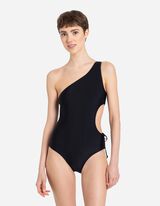 Badpak - Cut-outs - zwart