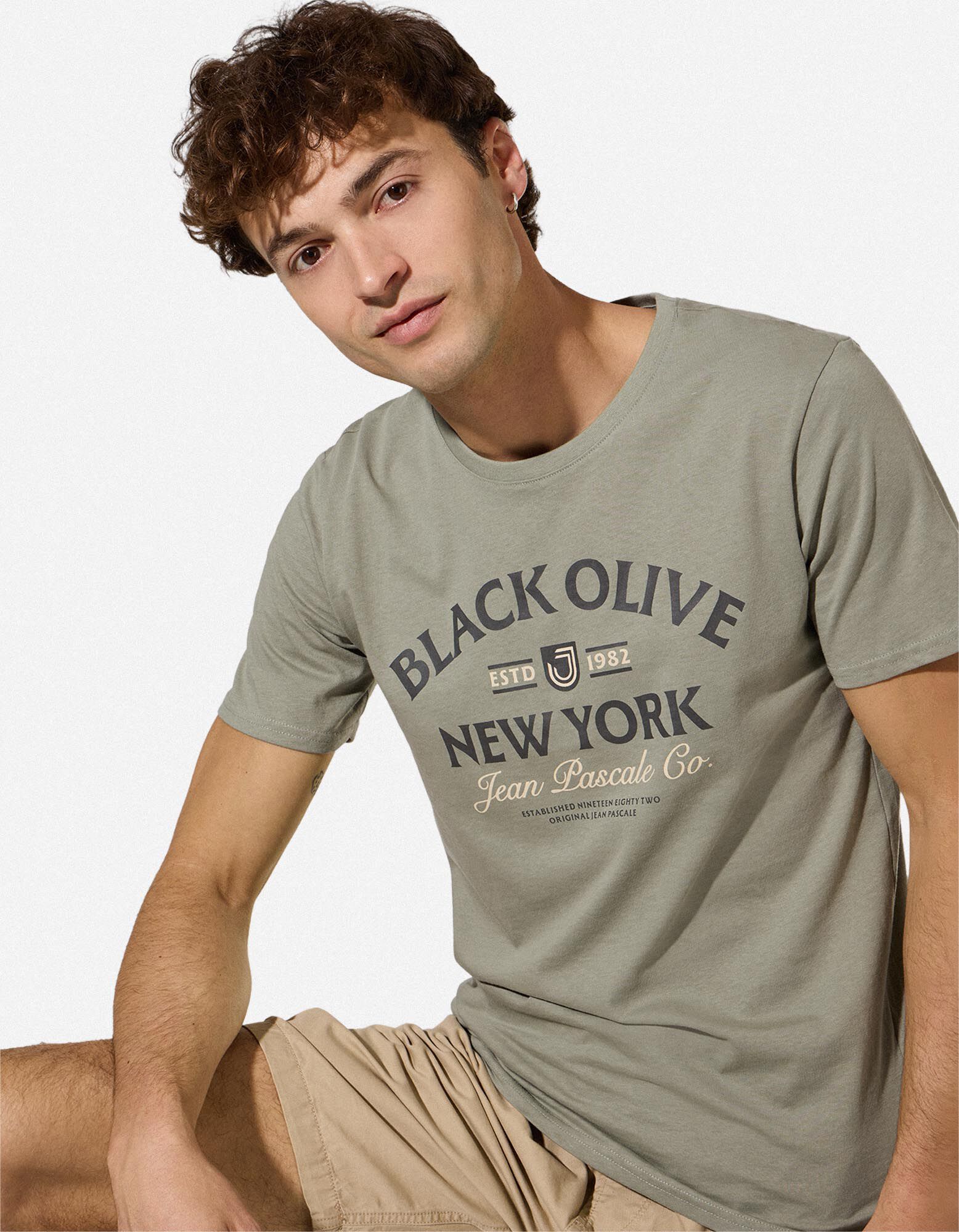 T-shirt - Stampa - Cachi