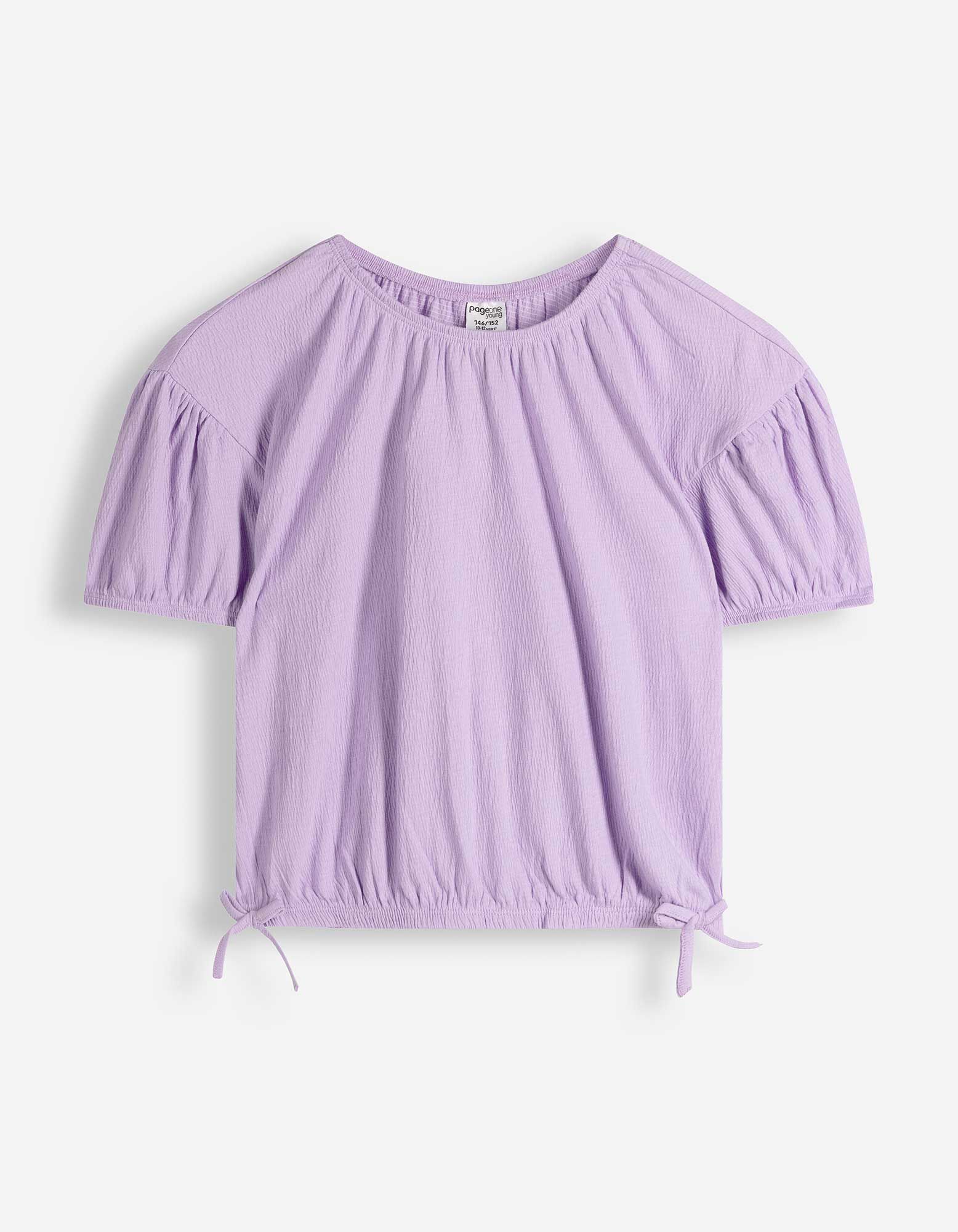 Blusenshirt - Jersey - lila