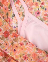 Haljina - Lažni preklop - ruzicasta