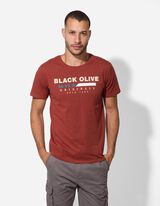 Tricou - Decolteu gât - Rosu inchis