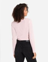 Langarmshirt - Basic - lila