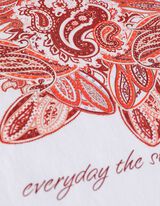 T-shirt - Druk z przodu - bialy