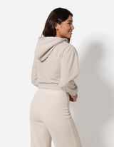 Dukserica sa kapuljačom - skraćen - bez