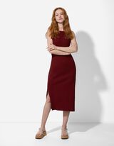 Midišaty - Bočný rázporok - tmavocervena