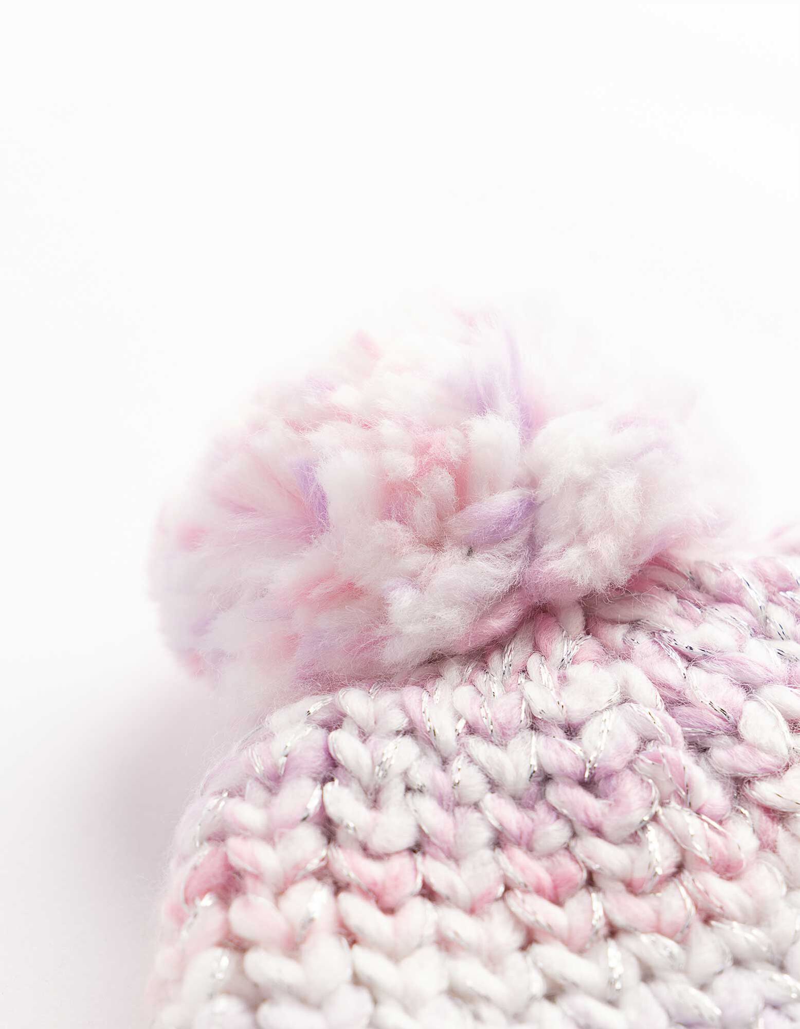 M&uuml;tze - Mehrfarbiges Design - Off-White
