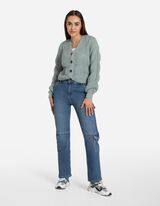 Jeans - Straight Fit - blau