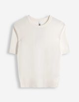 Trui - Korte mouwen - wit