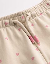 Jogginghose - Baumwolle - wei&szlig;