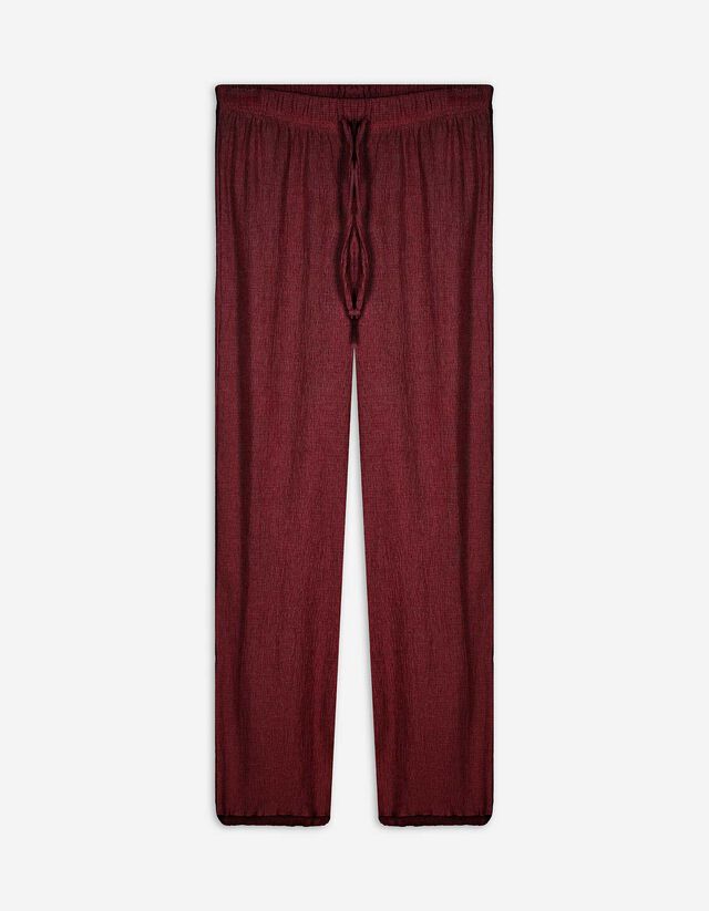 Pantaloni - rosso scuro