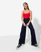 Jeans - Wide Fit - dunkelblau