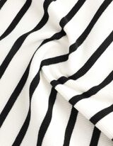 Ujjatlan felső - Csíkos - feher