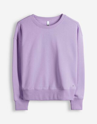 Sweatshirt - Oversized Fit - lila
