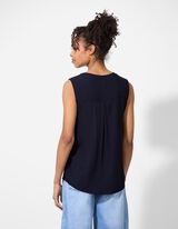 bluza - jednobojna - tamno-plava