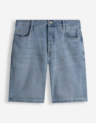 Jeansshorts - Hellblau