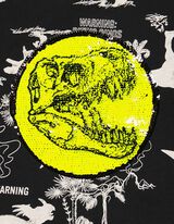 T-shirt - Paillettes doubleface - nero