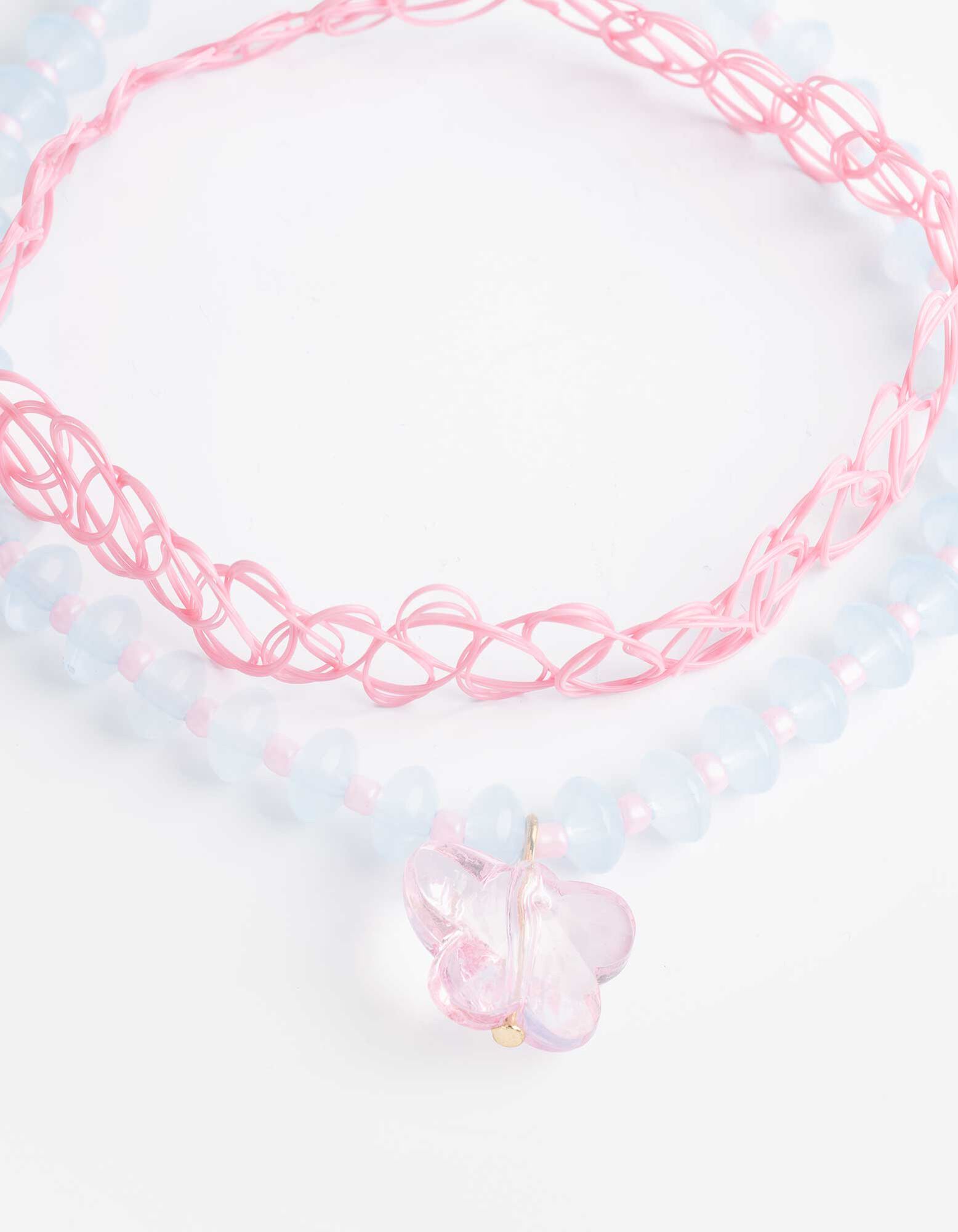Kette - 2er-Pack - Rosa