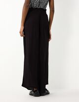 Culotte - Wide Fit - Schwarz