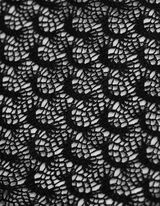 Tunica da spiaggia - Pizzo traforato - nero