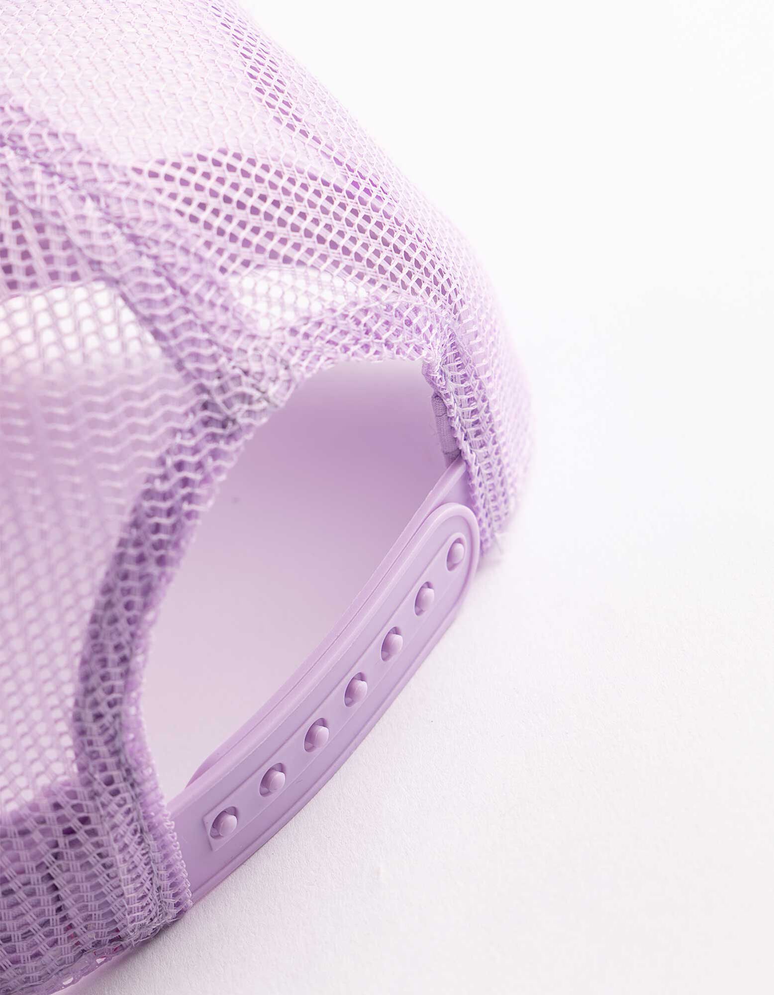 Casquette - Ornement paillet&eacute; - Lilas