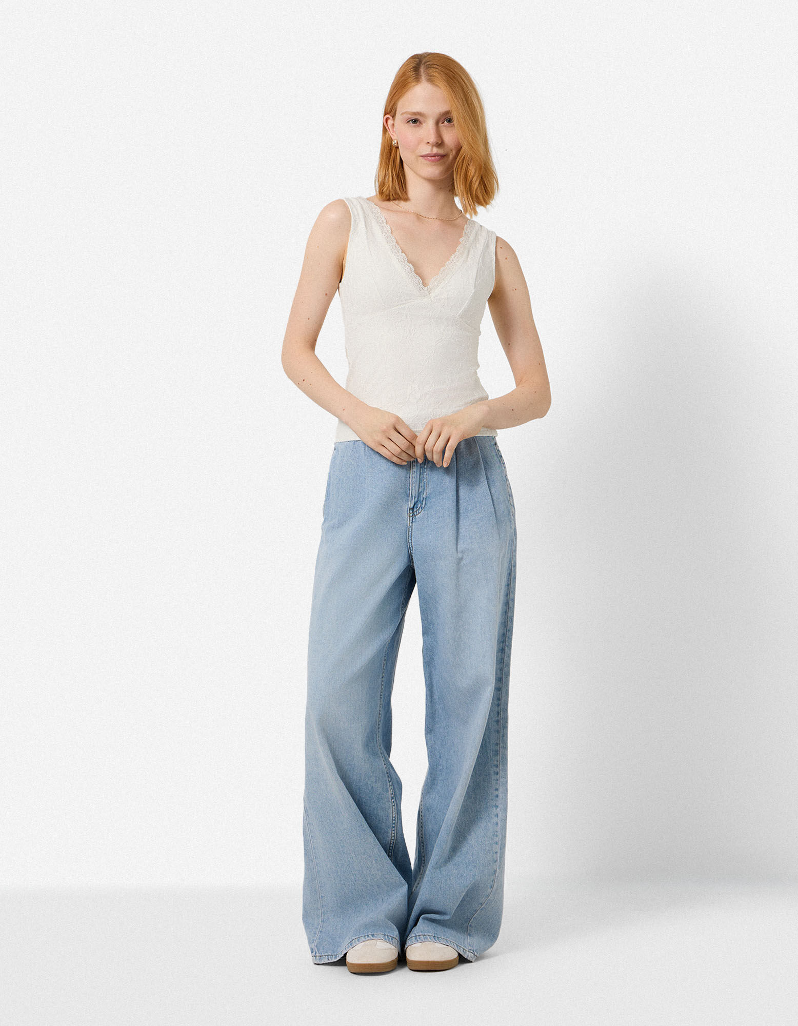 Top - Spitze - Off-White