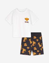 Set t-shirt & pantalonicini - Il re leone - bianco
