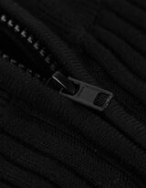 Kardigán - Stojačik - cierna