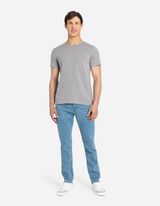 Tričko - Melírovaný - seda