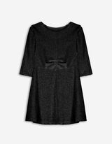 Kleid - Samt - schwarz