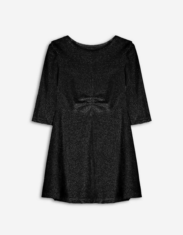 Kleid - Samt - schwarz