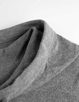 Pulóver - Feliratos - szürke