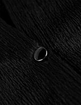 Blusenshirt - einfarbig - schwarz