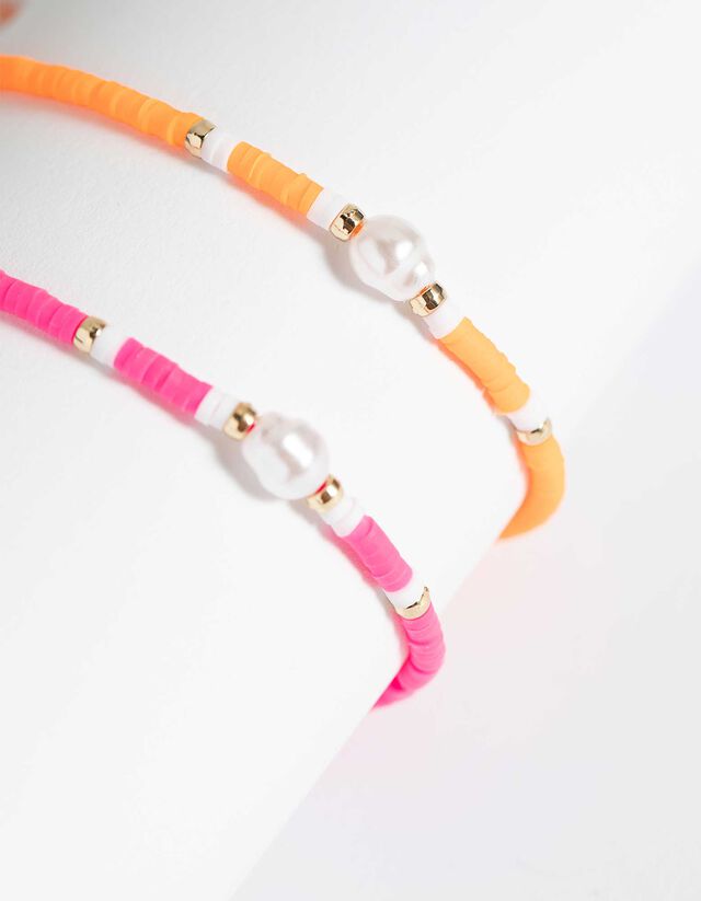 Armband - Set van 2 - oranje
