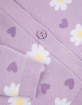 Kardigan - Mešavina viskoze - ljubicasta