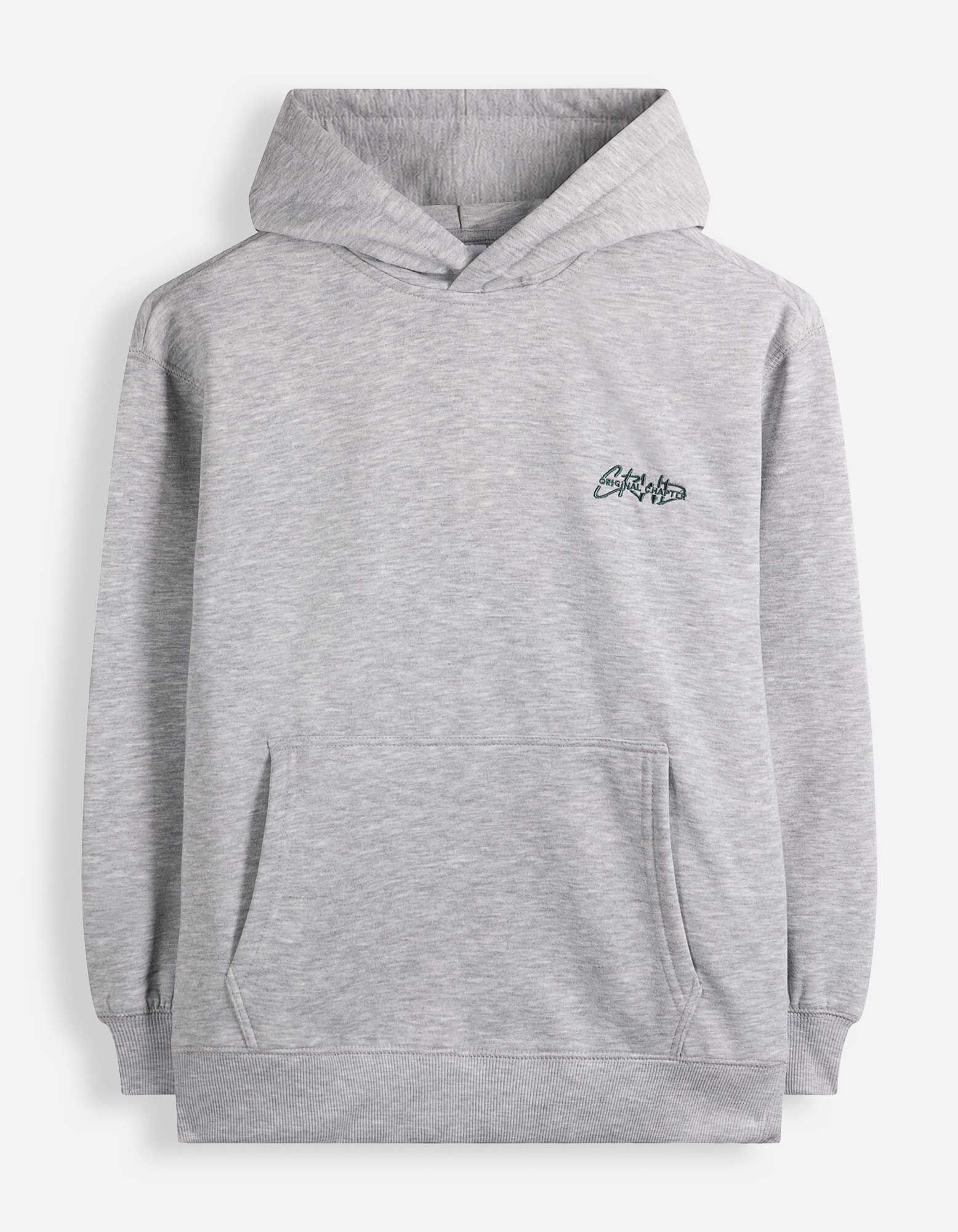 Hoodie - 3D-Applikation - Hellgrau