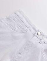 Shorts - Twill - Wei&szlig;