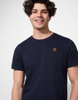 T-särk - pealeõmmeldud detail - tumesinine