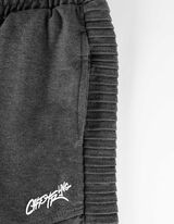 Bermuda &scaron;ortai  - Mezginys stulpeliu - tamsiai pilkas