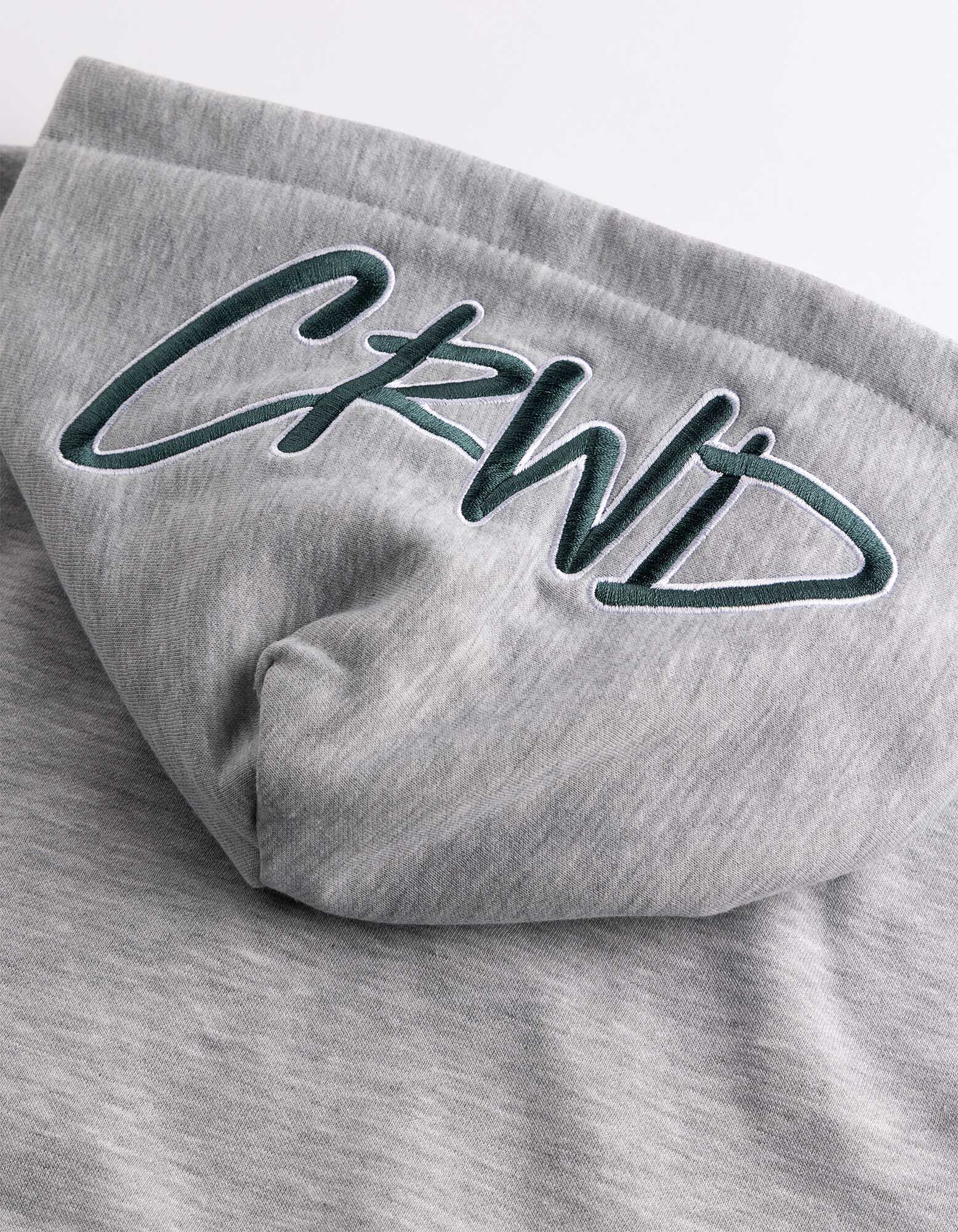 Hoodie - 3D-Applikation - Hellgrau