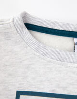 Dukserica - Prednja štampa - svetlo-siva