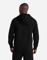 Sweatvest - Kap - zwart