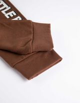 Hosszú ujjú felsőből és nadrágból álló szett - Nyomott minta - bézs