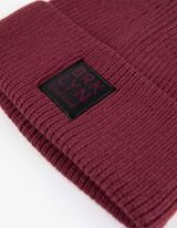 Megzta kepurė - Viskozės mišinys - tamsiai raudonas