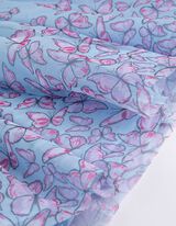 Szoknya - Csill&aacute;mos nyomott minta - vilagoskek