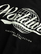 T-Shirt - R&uuml;ckenprint - schwarz